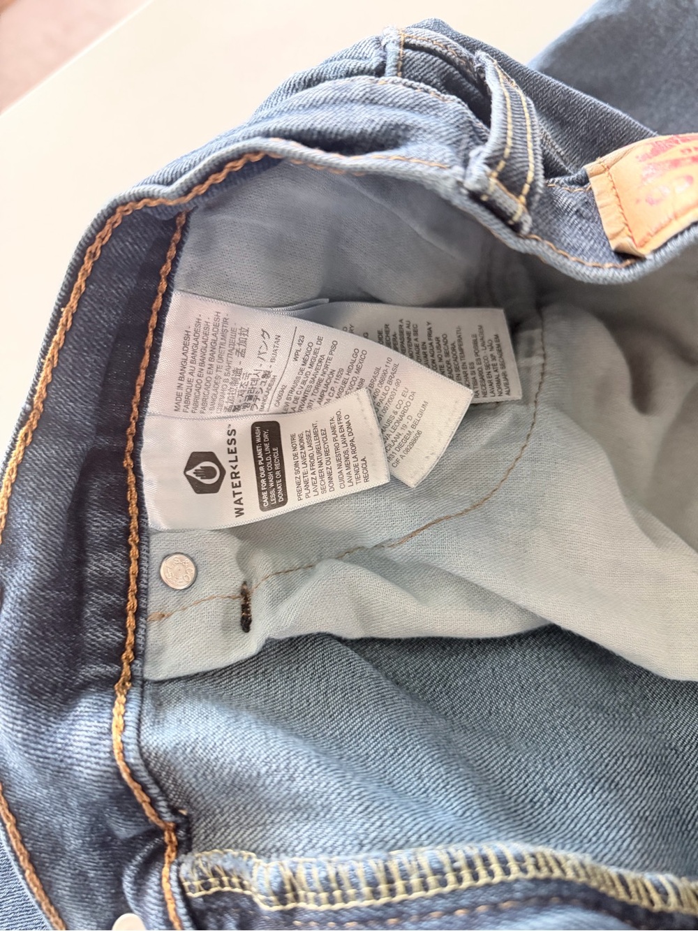 Levi's Men's Blue Straight-Leg Jeans 511 - Picture 3 of 4